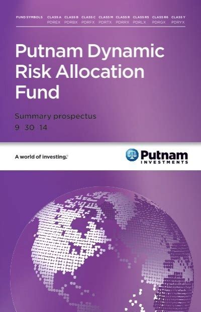 Putnam Dynamic Risk Allocation Y (PDRYX) .